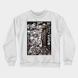 Graffiti Tag Sticker NYC Crewneck Sweatshirt